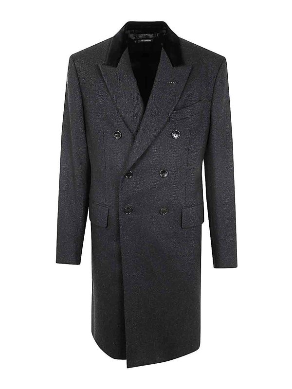 TOM FORD: cappotti in pelle - Cappotto in pelle