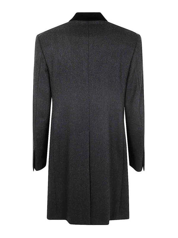 TOM FORD: cappotti in pelle online - Cappotto in pelle