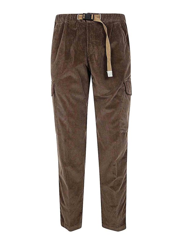 WHITE SAND: カジュアルトラウザー - カジュアルパンツ - ブラウン