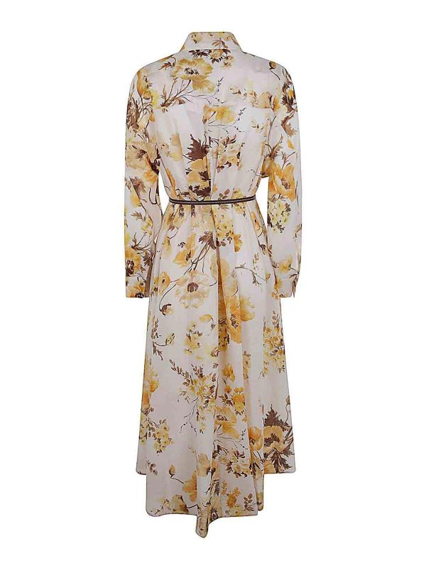 ZIMMERMANN: abiti al ginocchio online - Vestito  a camicia Ottie Tuck