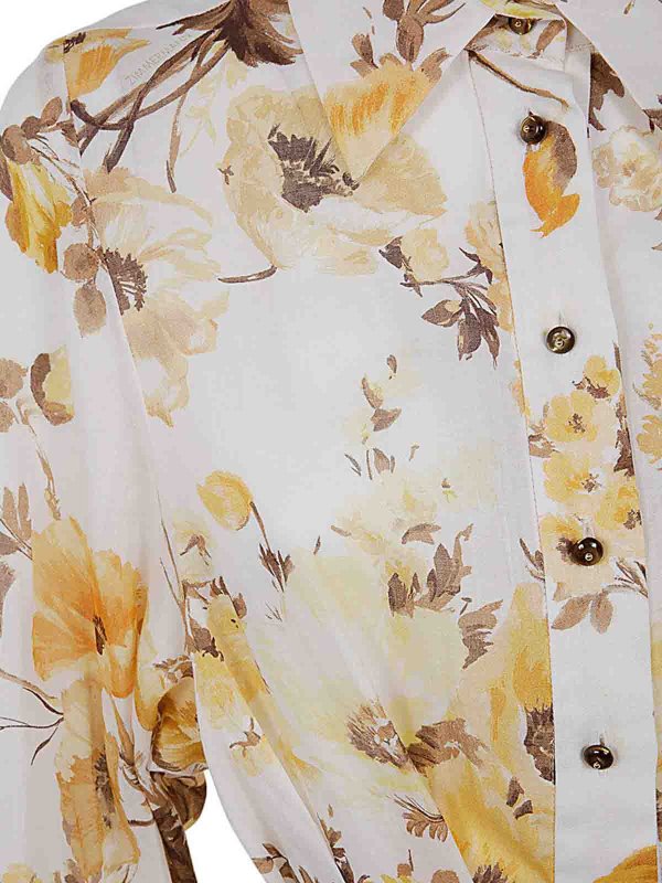 The Best Shops ZIMMERMANN: abiti al ginocchio - Vestito  a camicia Ottie Tuck