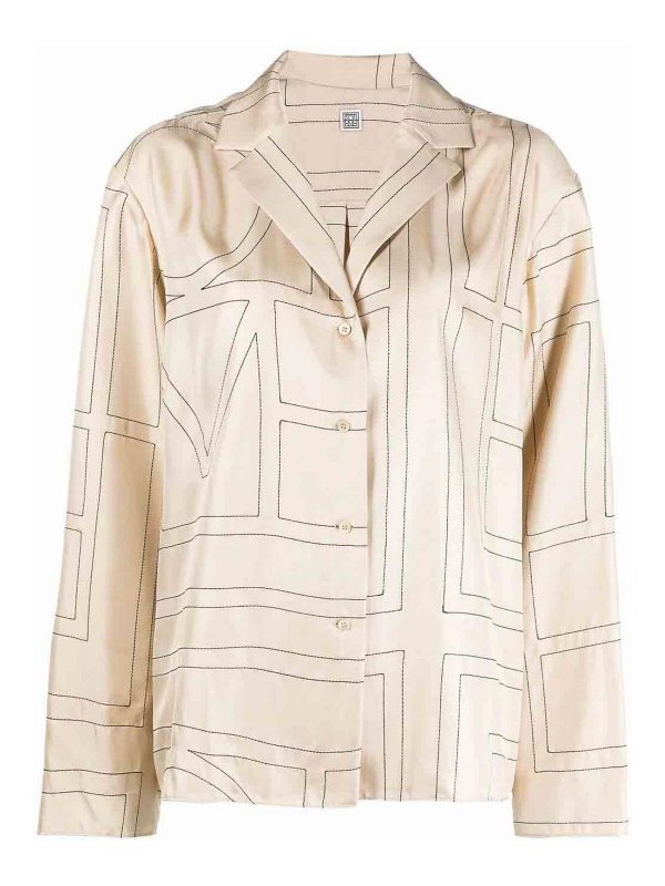 TOTEME: Top e canotte - Top in seta