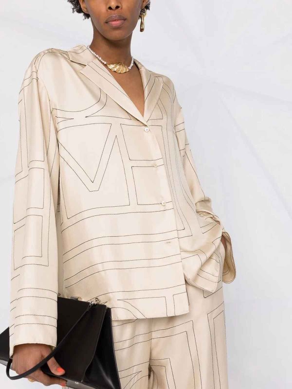 The Best Shops TOTEME: Top in seta