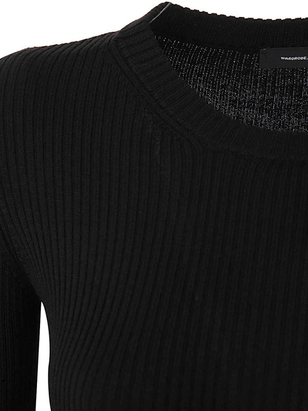 マキシドレス - 黒 shop online: WARDROBE.NYC