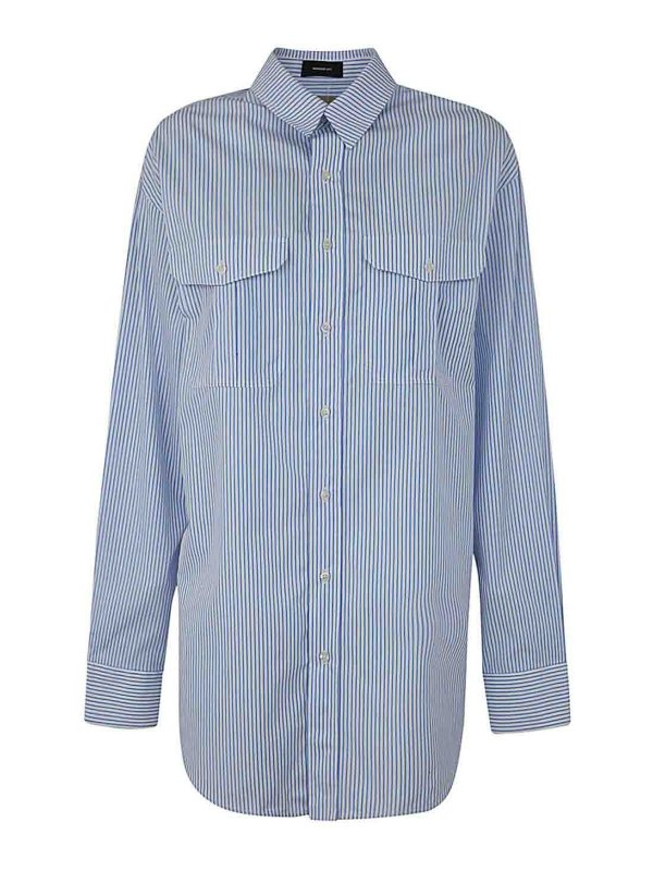 WARDROBE.NYC: ショートドレス - ショートドレス - ブルー