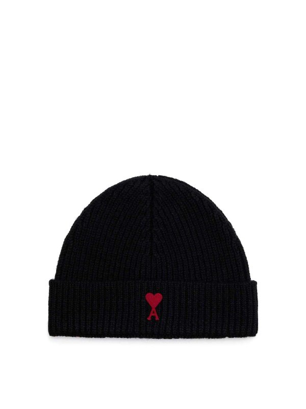 AMI PARIS: beanies - Wool beanie