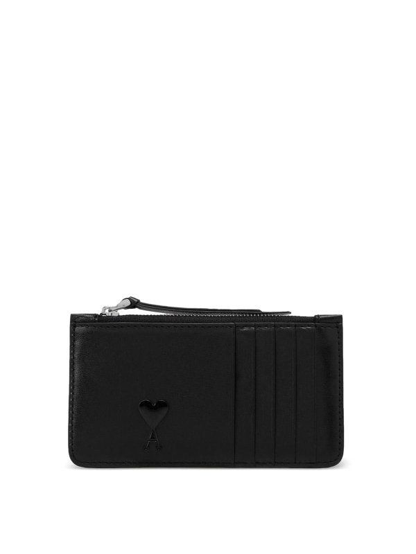 AMI PARIS: wallets & purses - Zipped Card Holder