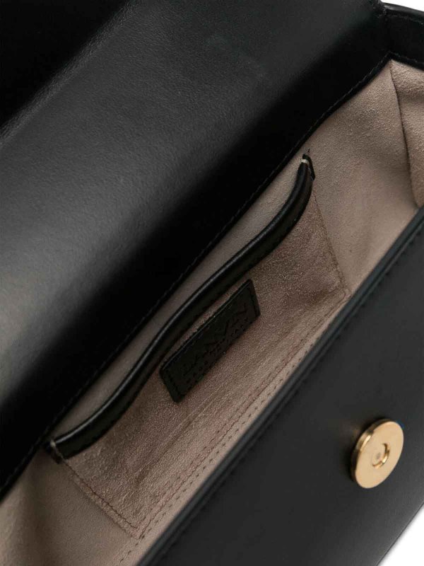 LANVIN: cross body bags online - Nano Cat Handle bag with Strass