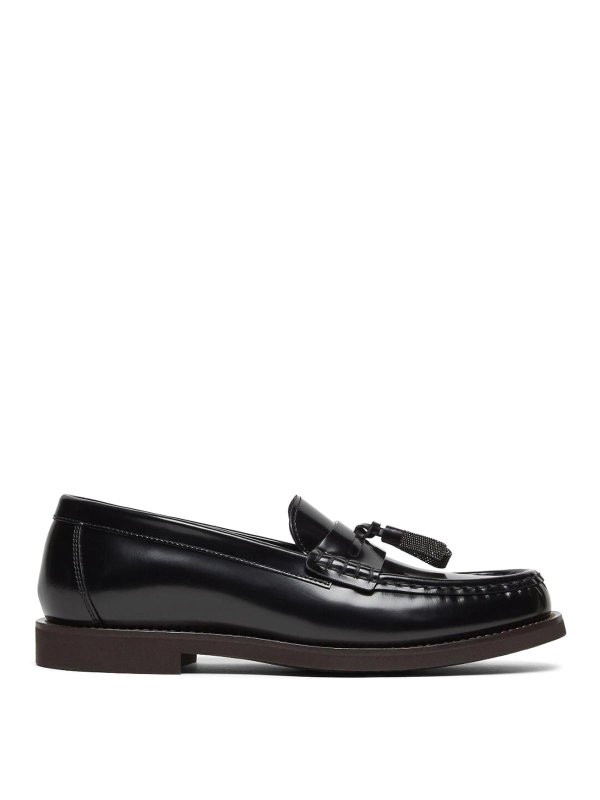 BRUNELLO CUCINELLI: Mocasines y Zapatillas - Mocasines - Negro