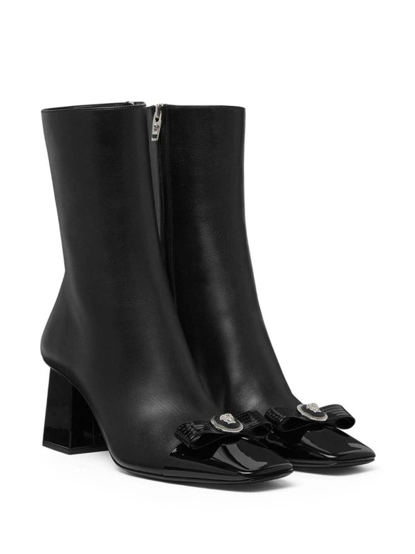 Leather Booties shop online: VERSACE