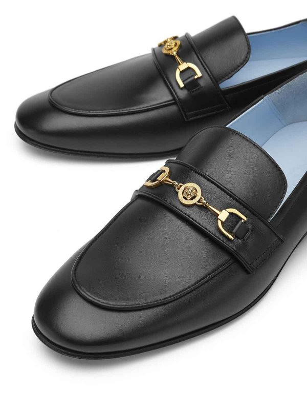 The Best Shops VERSACE: Mocassins & Chaussures bateau - Mocassins - Noir