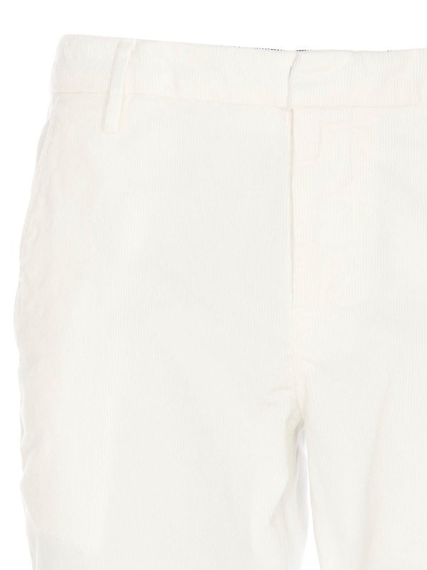 Pantalón Casual - Blanco shop online: DONDUP