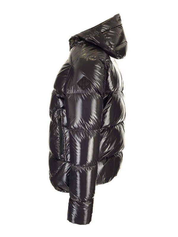 The Best Shops HERNO: bombers - Black glossy bomber