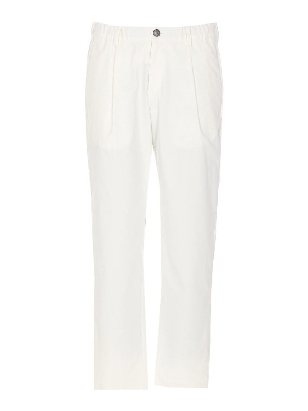 HERNO: casual trousers - beige pants