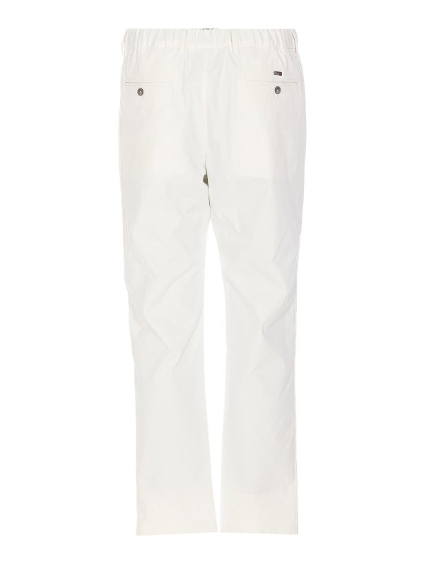 HERNO: casual trousers online - beige pants