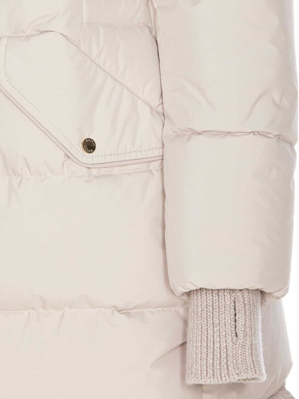 The Best Shops MOORER: Chaquetas y Chaquetones acolchados - Chaqueta Alcochada - Blanco