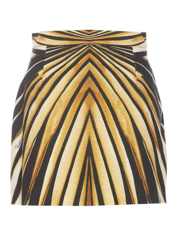 ROBERTO CAVALLI: ミニスカート - ミニスカート - イエロー