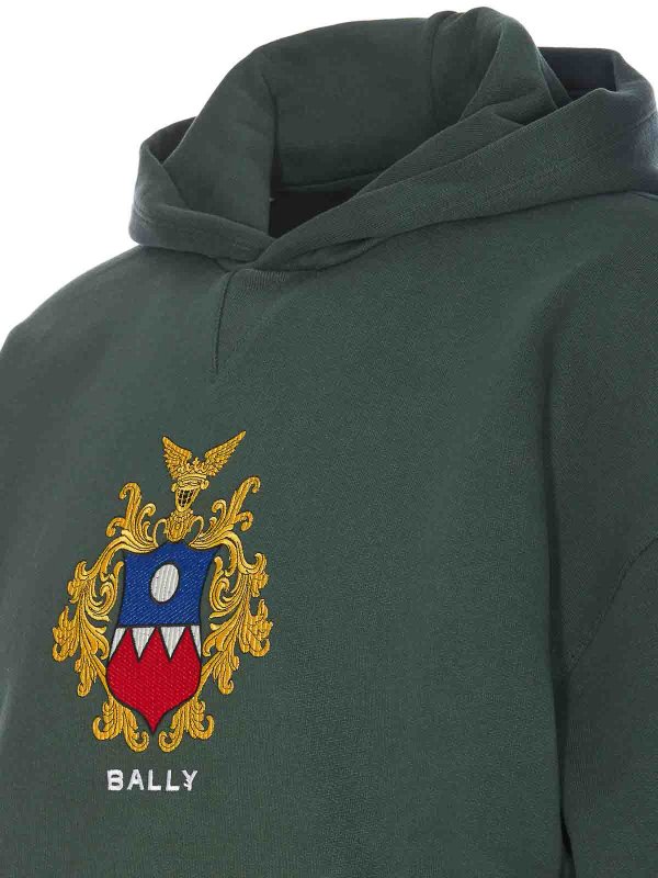 The Best Shops BALLY: Sweatshirts und Pullover - Sweatshirt - Grün