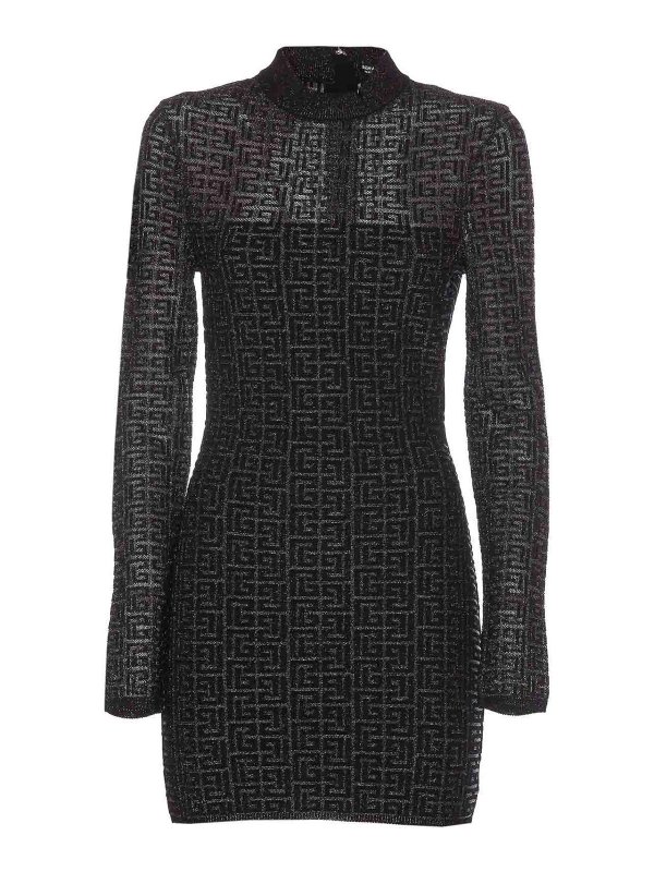 Balmain: Robes courtes - Robe Courte - Noir