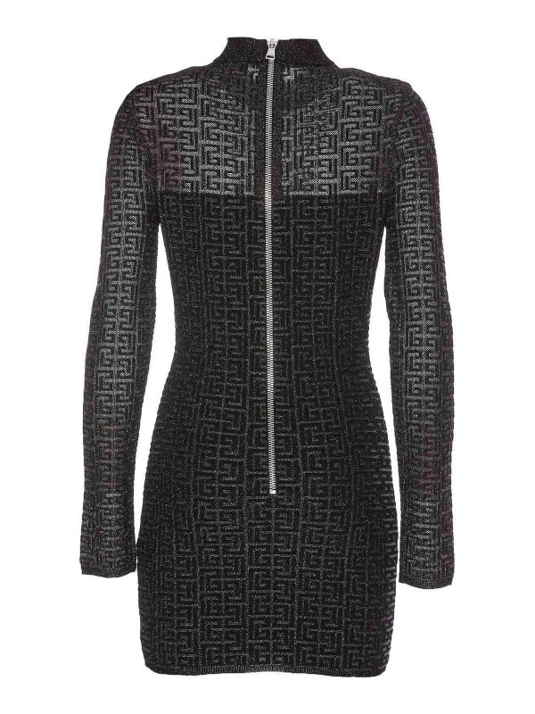 Balmain: Robes courtes online - Robe Courte - Noir