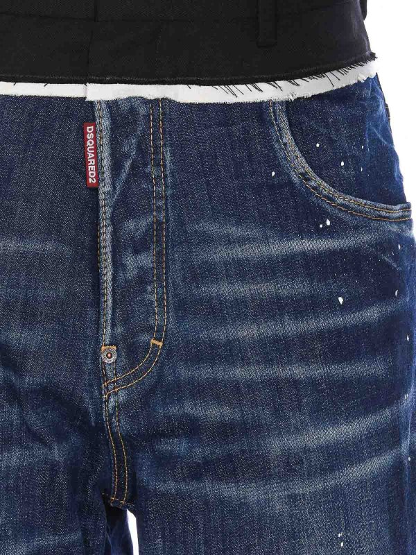 ブーツカットジーンズ - ブルー shop online: DSQUARED2