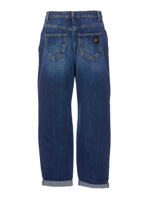 ELISABETTA FRANCHI: ブーツカットジーンズ online - ブーツカットジーンズ - ブルー