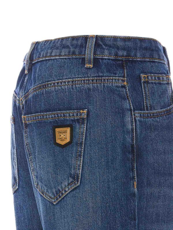 The Best Shops ELISABETTA FRANCHI: ブーツカットジーンズ - ブーツカットジーンズ - ブルー