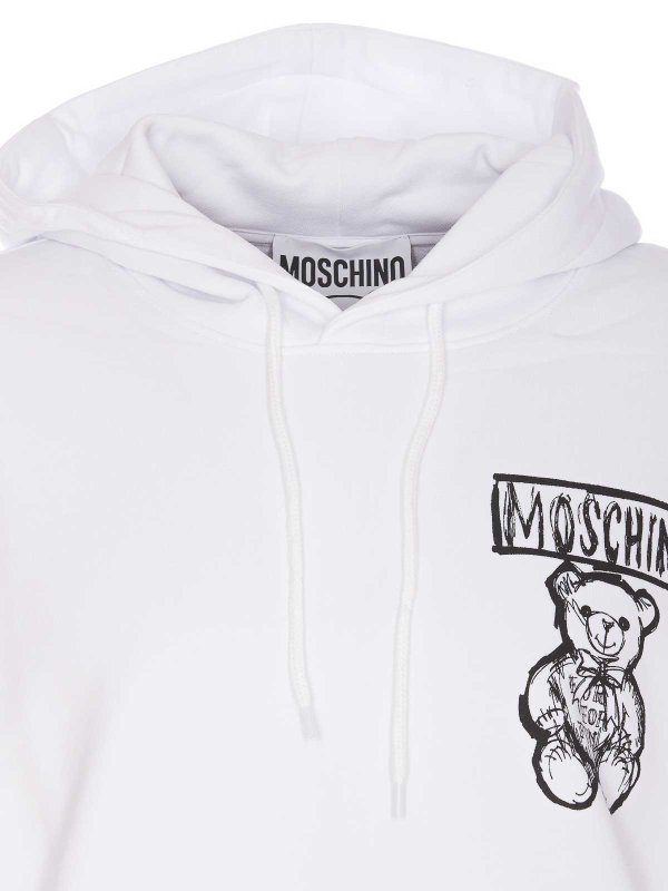 Sweatshirt - Weiß shop online: MOSCHINO
