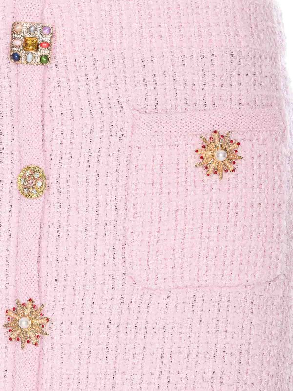 Mini Jupe - Couleur Chair shop online: Self Portrait