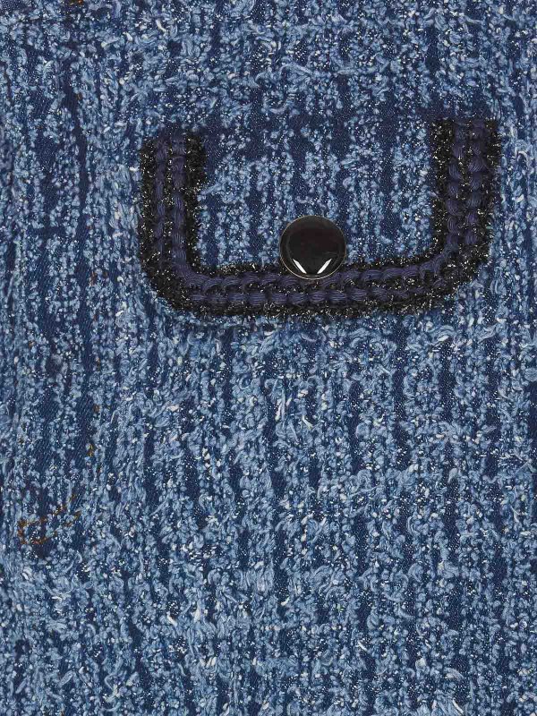 The Best Shops Self Portrait: Knielange und Midi Röcke - Midirock - Blau