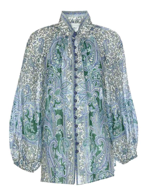 ZIMMERMANN: Blusen - Bluse - Blau