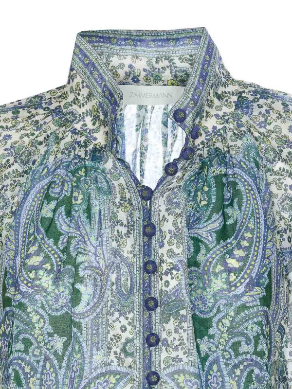 Bluse - Blau shop online: ZIMMERMANN