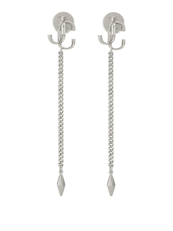 JIMMY CHOO: Ohrringe - Ohrring - Silber