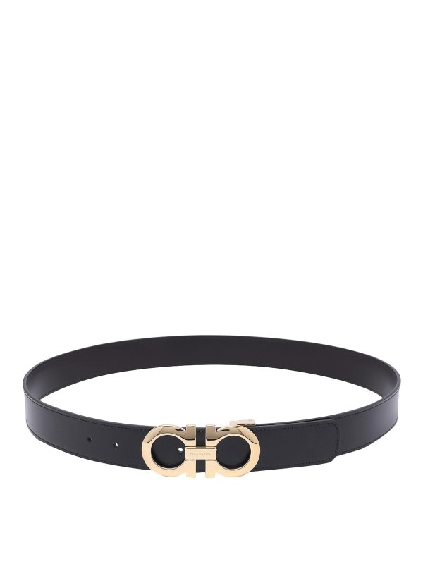 FERRAGAMO: Gürtel - Gürtel - Schwarz