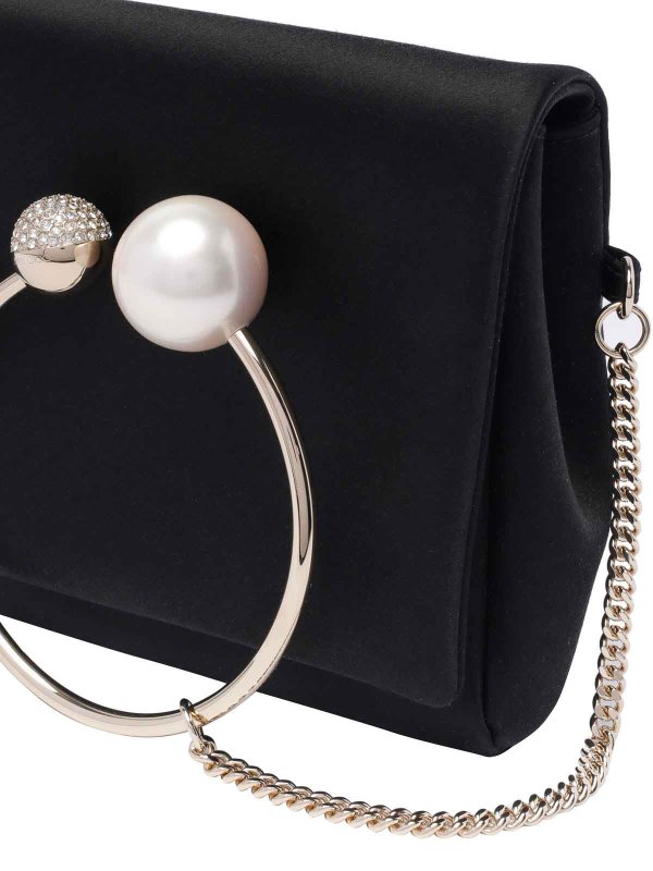 クラッチバッグ - 黒 shop online: JIMMY CHOO