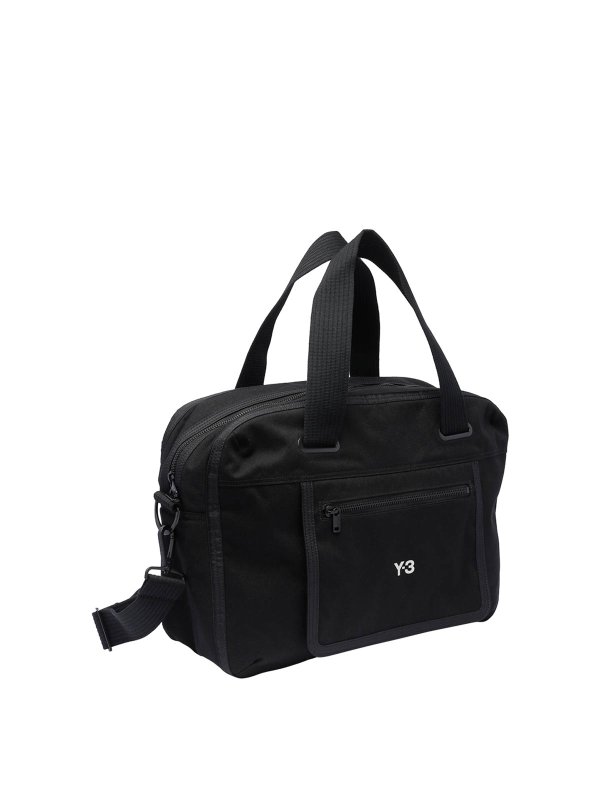 Y-3: Borse da viaggio online - Borsone nero