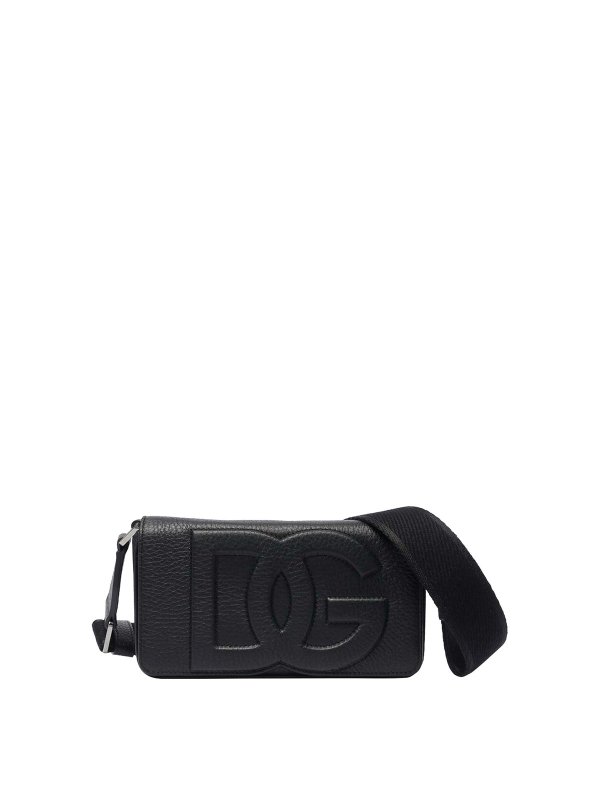 DOLCE & GABBANA: cross body bags - Leather Mini Bag