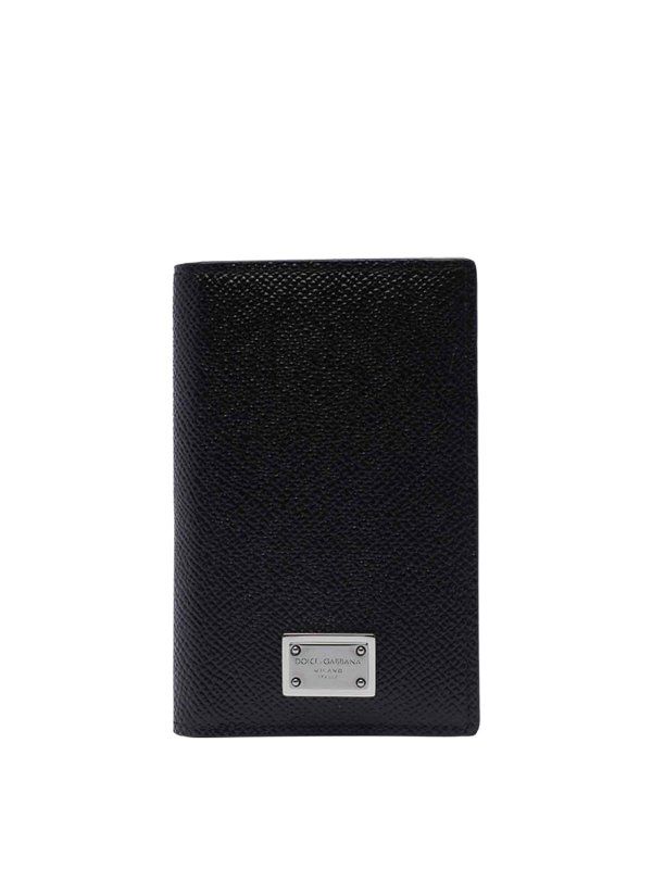 DOLCE & GABBANA: wallets & purses - Bifold Leather Cardholder Dauphine Print