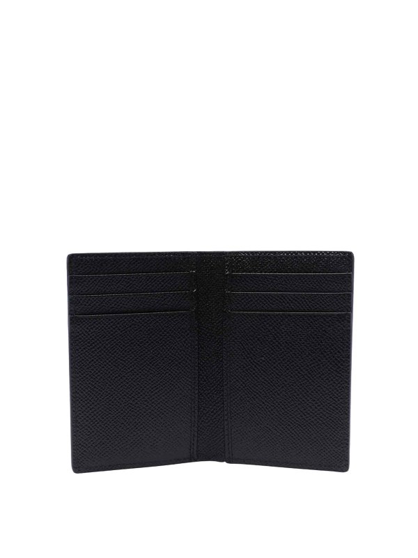 DOLCE & GABBANA: wallets & purses online - Bifold Leather Cardholder Dauphine Print