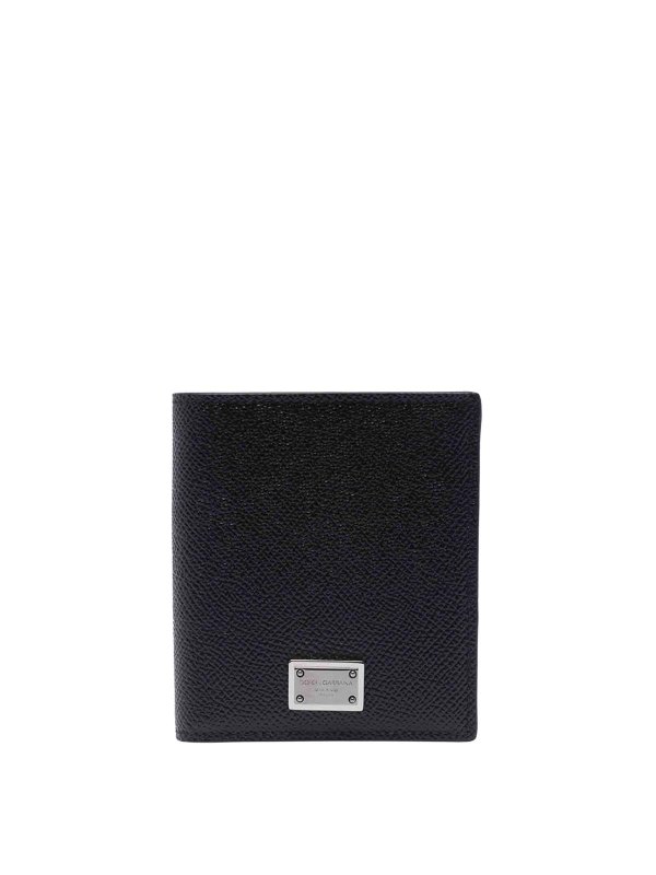 DOLCE & GABBANA: wallets & purses - Bifold Cardholder Leather Dauphine Print