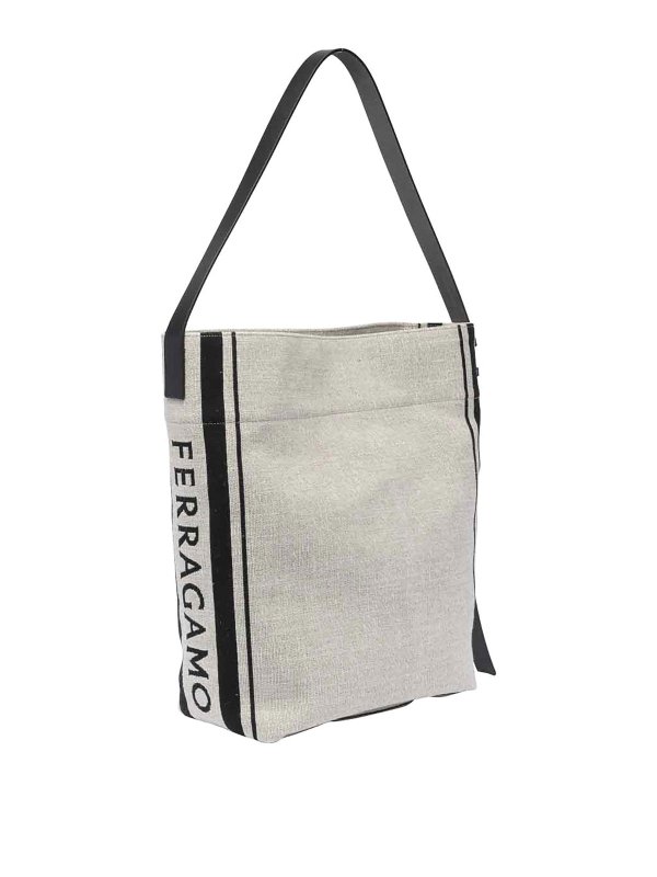 FERRAGAMO: shoulder bags online - Grey shoulder bag