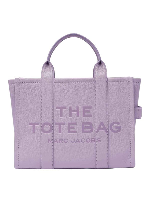 MARC JACOBS: totes bags - The Leather Medium Tote