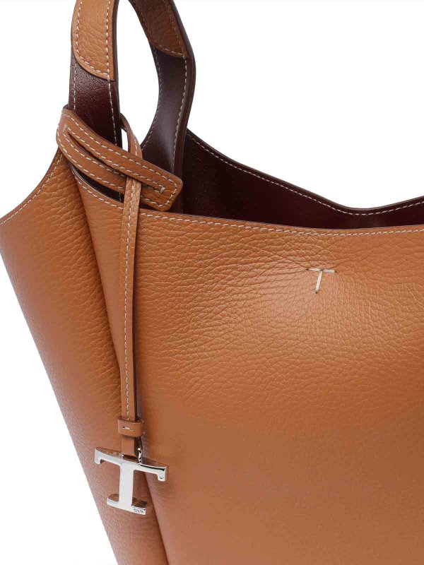 バケットバッグ - ブラウン shop online: TOD