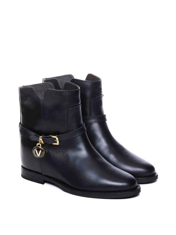 アンクルブーツ - 黒 shop online: VIA ROMA 15