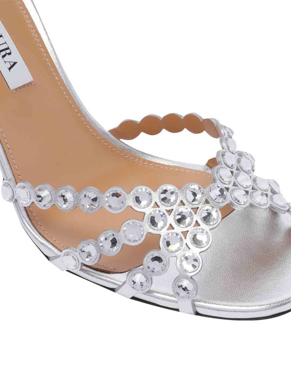 サンダル - 銀 shop online: Aquazzura