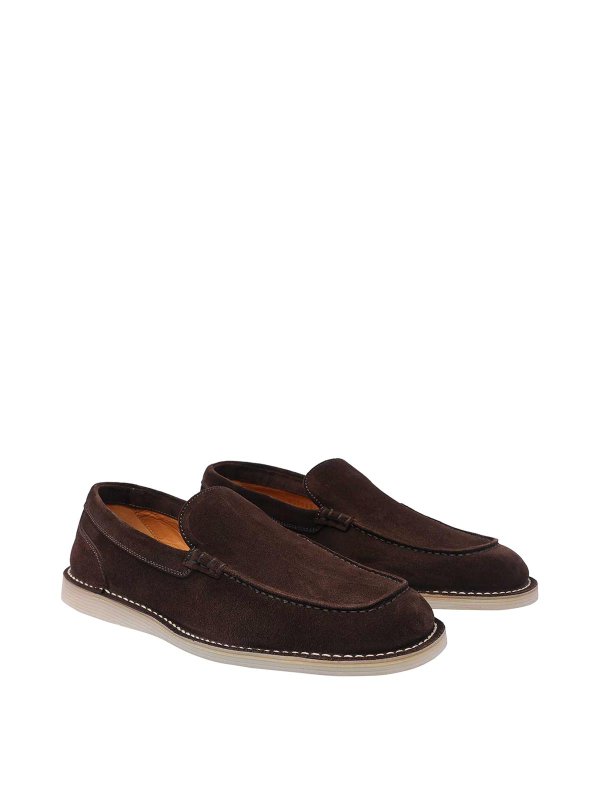 DOLCE & GABBANA: classic shoes online - Suede Loafers