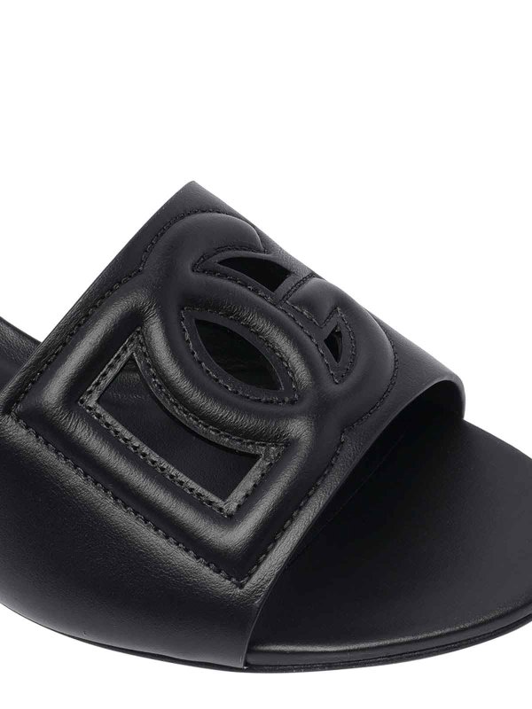 Logo Heeled Sandals shop online: DOLCE & GABBANA