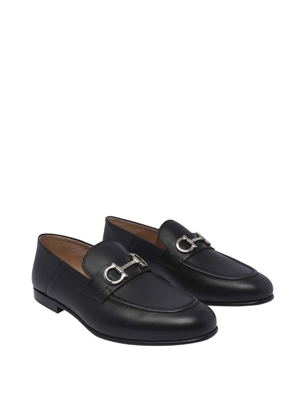 FERRAGAMO: Mocassins & Chaussures bateau online - Mocassins - Noir