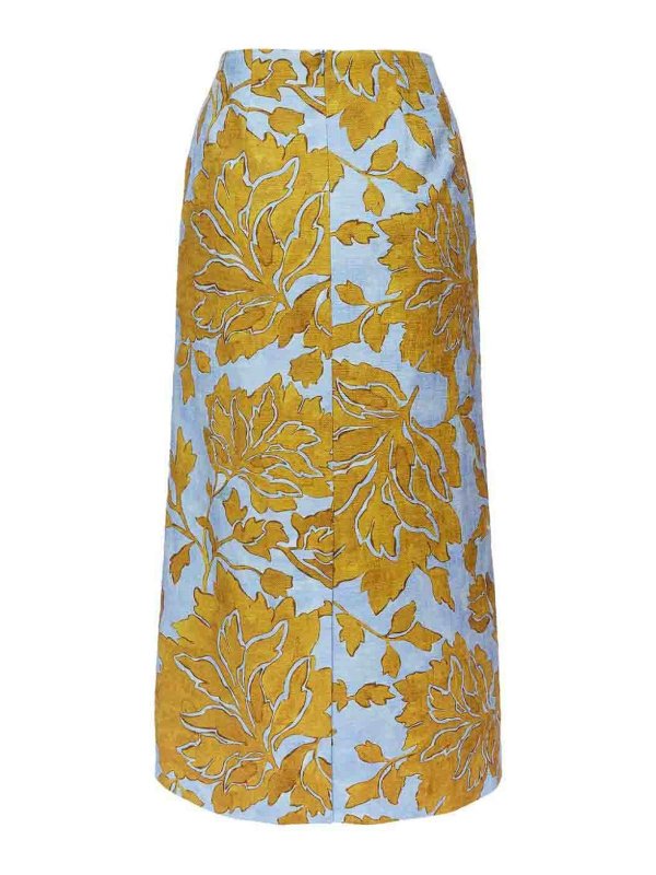 The Best Shops LA DOUBLEJ: Knielange und Midi Röcke - Midirock - Bunt