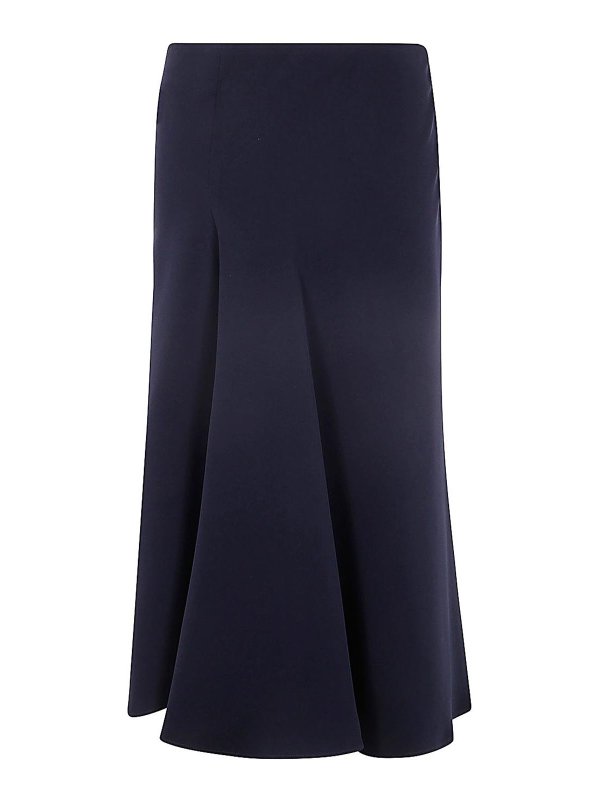 P.A.R.O.S.H.: Knielange und Midi Röcke - Midirock - Blau